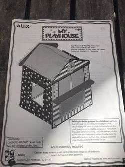 Alex toys wood and fabric playhouse /theatre