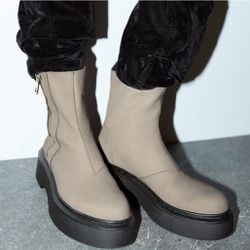 Zara New Leather Boots