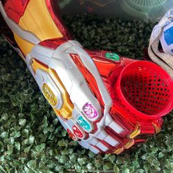 Disneyland Avengers Campus Iron Man Infinity Gauntlet Drink Cup Holder Lights Up