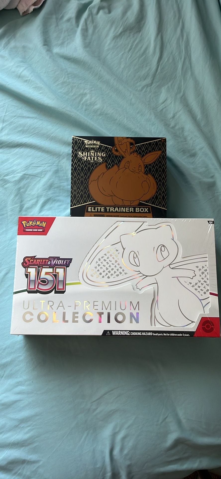 pokemon cards tcg 151 ultra premium collection and shining fates elite trainer box new sealed