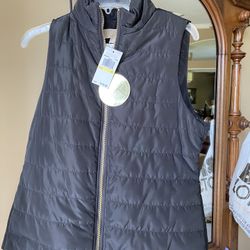 Black Michael Kors Jacket Vest - Size medium