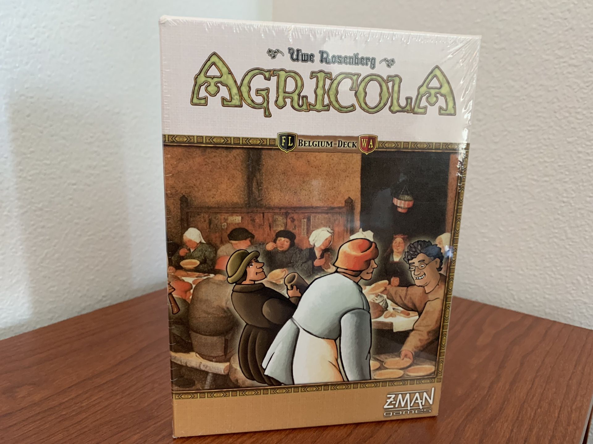 AGRICOLA BELGIUM DECK Board Game Expansion (Z-Man Games) - RARE & Out of Print - BRAND NEW in SHRINK!