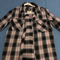 Button Up Checkered Jacket/Shirt