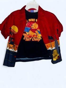 Vintage Winnie the Pooh Surf Champ 3-Piece Outfit Set