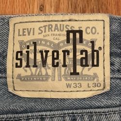 Vintage Silver Tabs 33x 30 