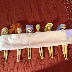 Barbie dolls set of 6