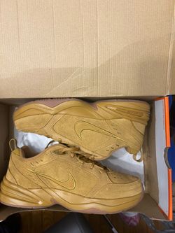 Size 9.5 Nike Air Monarch Wheat Suede Sneakers