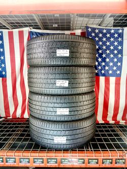 💰 Best deals are ca$h in person 4 USED TIRES 255/45R20 CONTINENTAL CROSSCONTACT LX SPORT PLUS 255/45RZR20 ALL SEASON PERFORMANCE 245 45 20