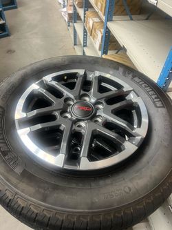 18" Toyota Tacoma TRD LIMITED OEM wheels & tires for Tacoma or 4Runner 2024 2025 2026 IN NEW CONDITION with Michelin tires