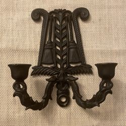 Wall candle holder , cast iron