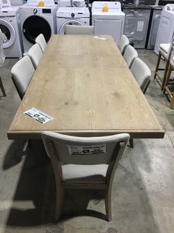 Dining Table Set 9pc