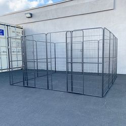 BRAND NEW $360 Dog 16-Panel Playpen, 10x10x5ft Tall Heavy Duty Pet Exercise Fence Crate Kennel Gate