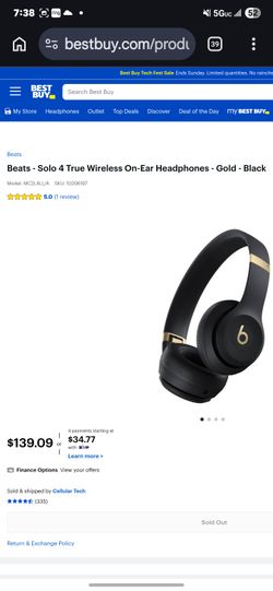 Beats 4 SOLO Brand New Open Never Used