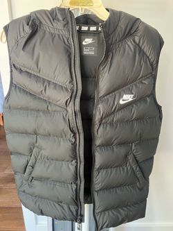 Nike Black Puffer Vest Size XL
