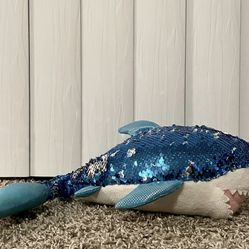 Sequin Shark Plush