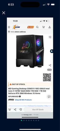 MSI pc
