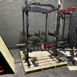 Squat Rack w/Smith Machine Bar | Home Gym | Fitness | Gym Equipment | FREE DELIVERY 🚚 