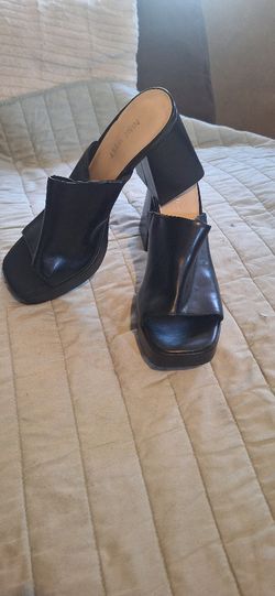 Nine West Black Block Heels