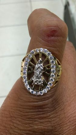 14K GOLD Virgen ring 4.5 grams