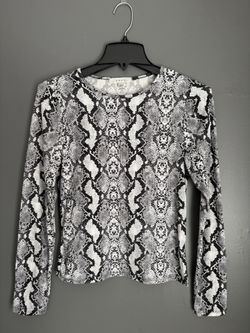 Small Snake Print Top