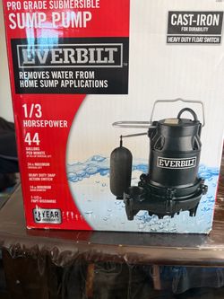Sump pump