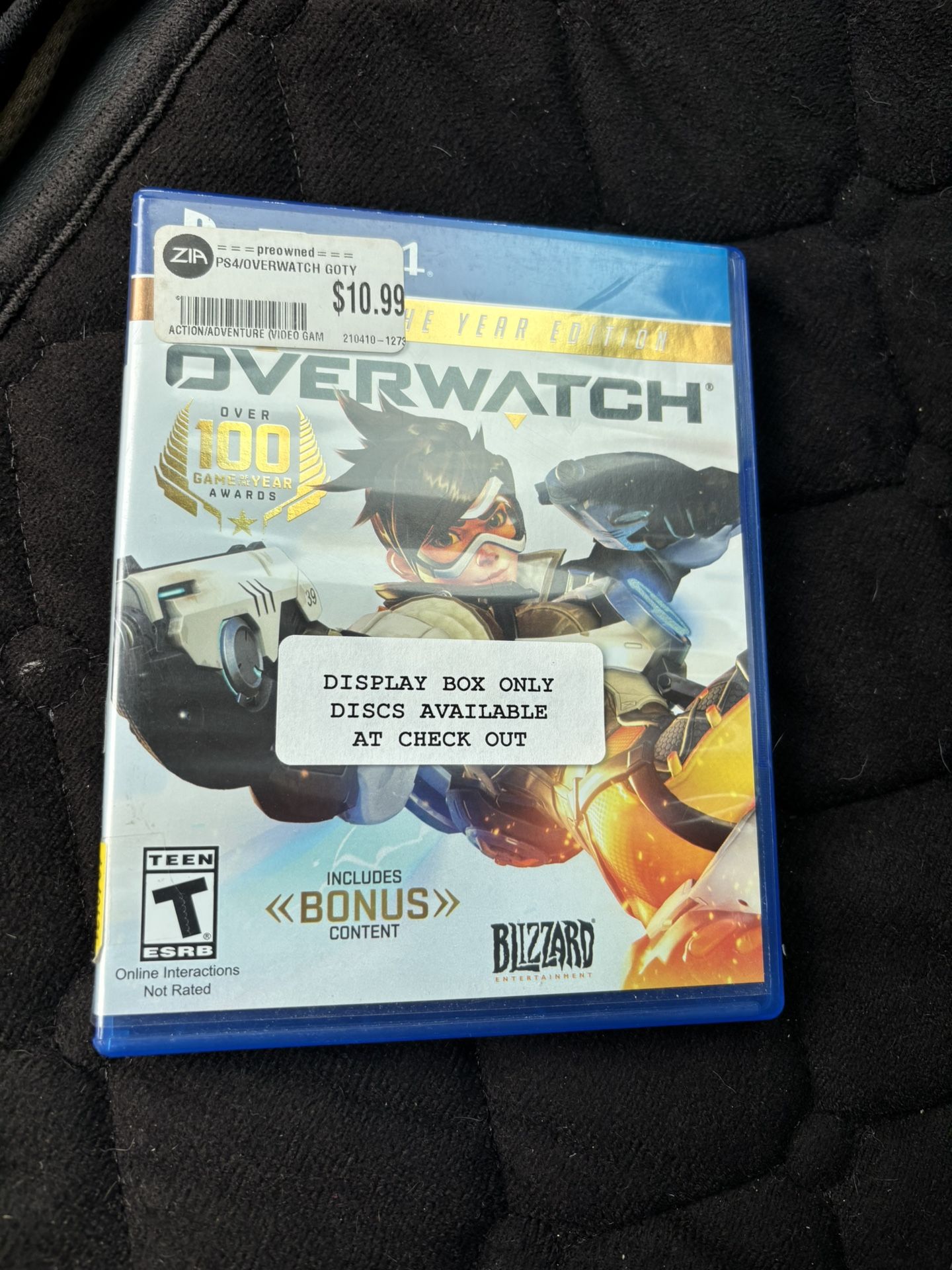Overwatch on PS4
