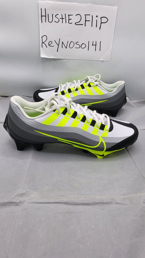 Nike Vapor Edge Speed 360 Grey Volt Football Cleats DQ5110-071 Is multiple Men sizes available 9 Or 10.5