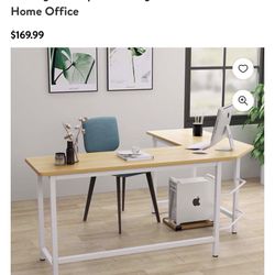 Tribesigns L-Shaped Desk, Modern Corner Computer Desk PC Laptop Gaming Table Study Writing Desk Space-Saving Workstation for Home Office