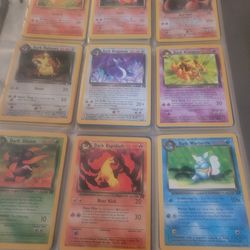 Collection Of Pokémon Cards 16 Pages