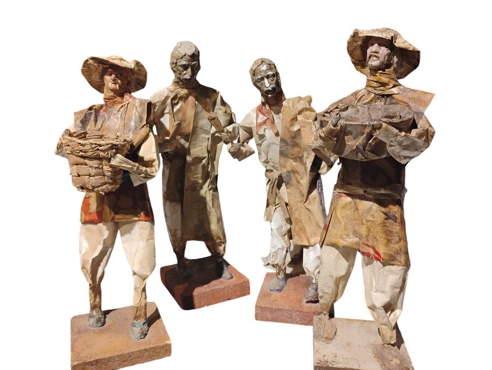 Vintage Paper Mache Figurines