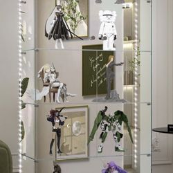 Tempered glass display cabinets