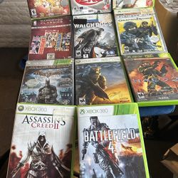 Xbox 360 & OG Xbox Game Collection - Halo, Batman, Counter-Strike (10+ Items)