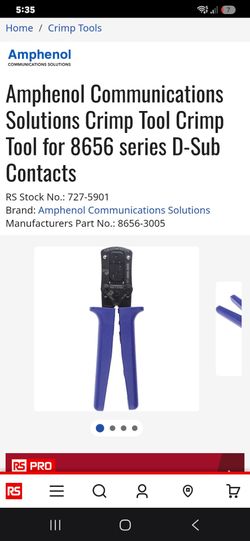 Communications crimper
