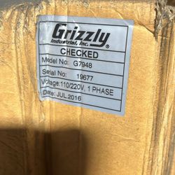 Grizzly G7948 110/220V, 20 Inch 12 Speed Floor Drill Press 