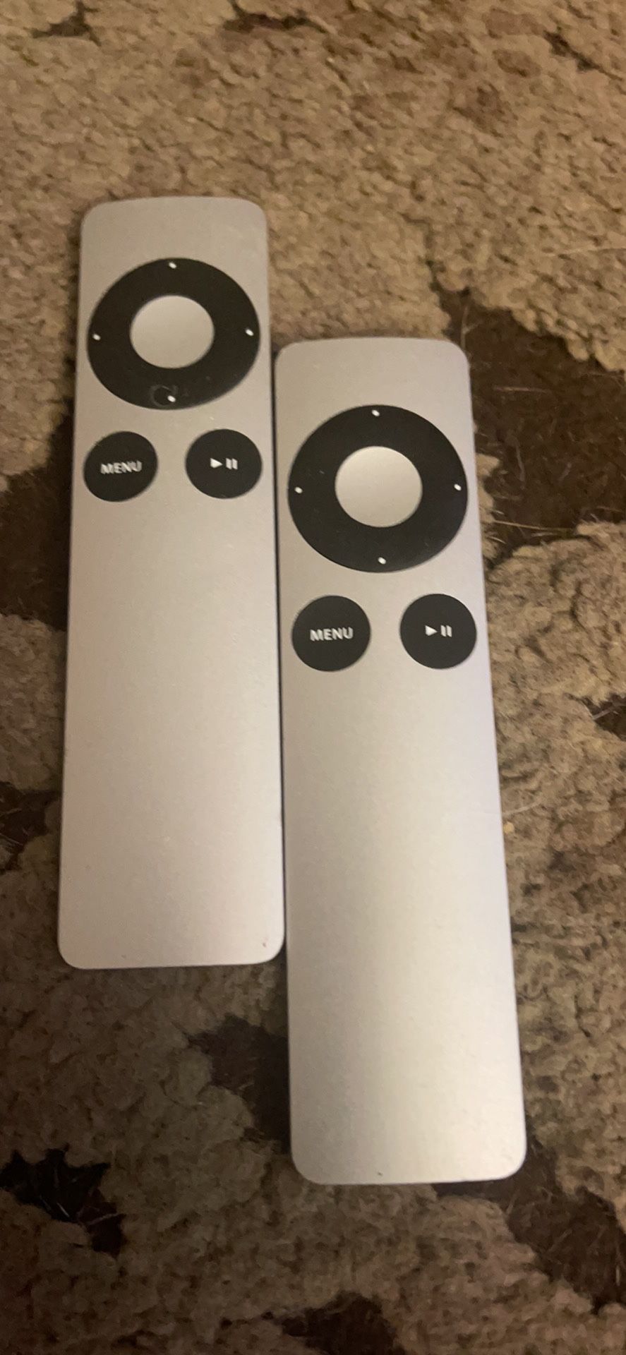 Two Apple TV Remotes For 2nd And 3rd Generation 