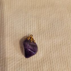 Sm Amethyst Pendant (About Size Of A Shelled hazelnut)