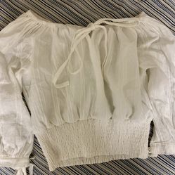 White Top Offshoulder
