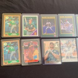 Mark McGuire Base Balll Cards All U See 