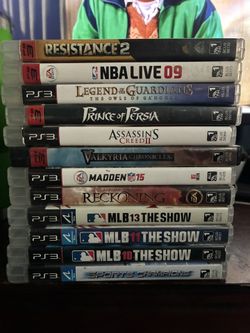 Bundle Of PS3 Games All Come With Manuals