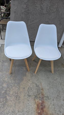 2 Modern Style Chairs