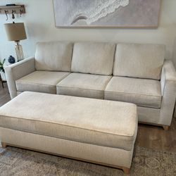 Custom Sofa And Ottoman
