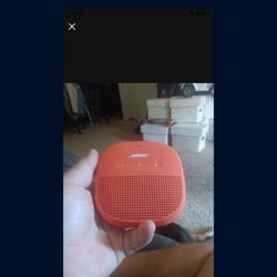 Orange Bose Handheld Speaker 