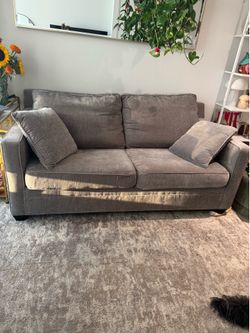 Sofa with pull out mattress (queen)