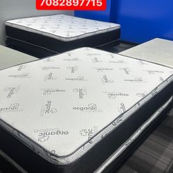 Huge sale for Mattress And Box Twin size mattress and box 150.$ full 190$ Queen 200$ king 290$. free delivery free set up 708….280….7715… cash or Zell