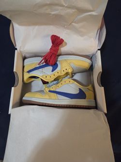 Jordan 1 Retro Low OG SP Travis Scott Canary PS - DZ5909-700 