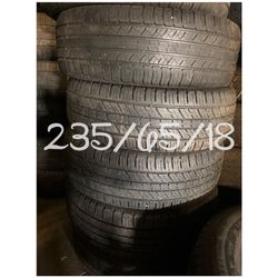 Used tires for sale 235/65/18 $220 all four free installation and balancing