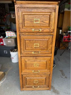 Antique filing cabinet