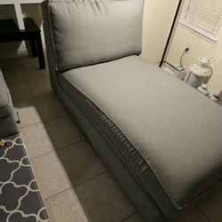 Ikea KIVIK Chaise Grey/white/black