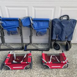 Mac Sports Wheeled Cart & Chairs