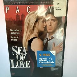 Sea of Love (DVD, 1989) NEW. FACTORY SEALED. AL Pacino. 